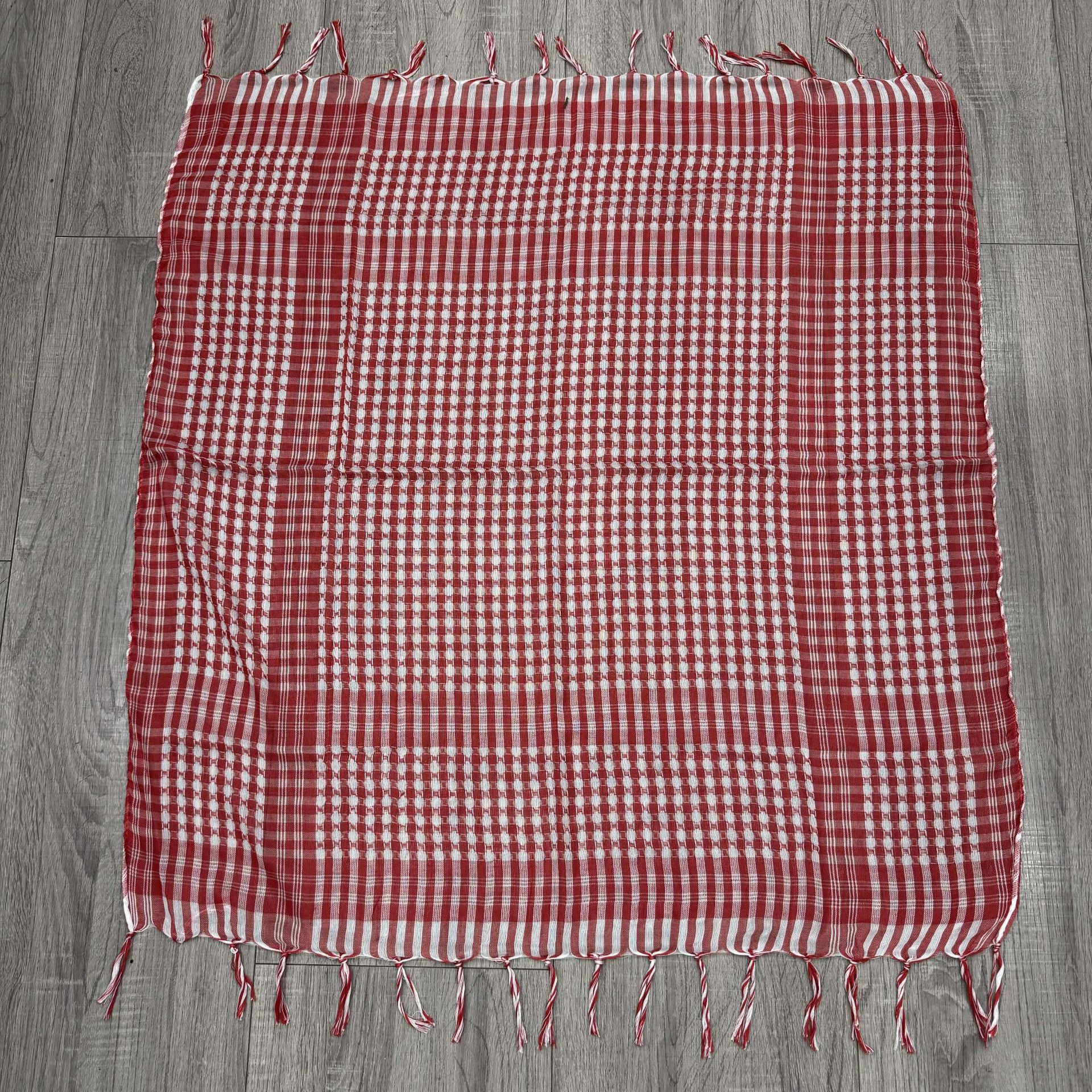 Ventas transfronterizas de bufandas árabes al aire libre bufandas árabes bordas bufandas clásicas fabricantes de Oriente Medio