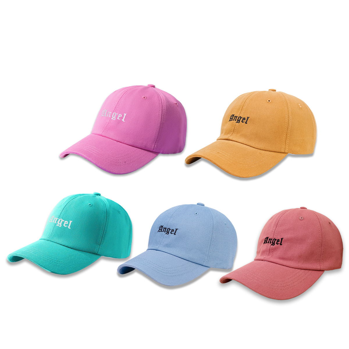 Unisex Simple Style Letter Embroidery Wide Eaves Baseball Cap display picture 2