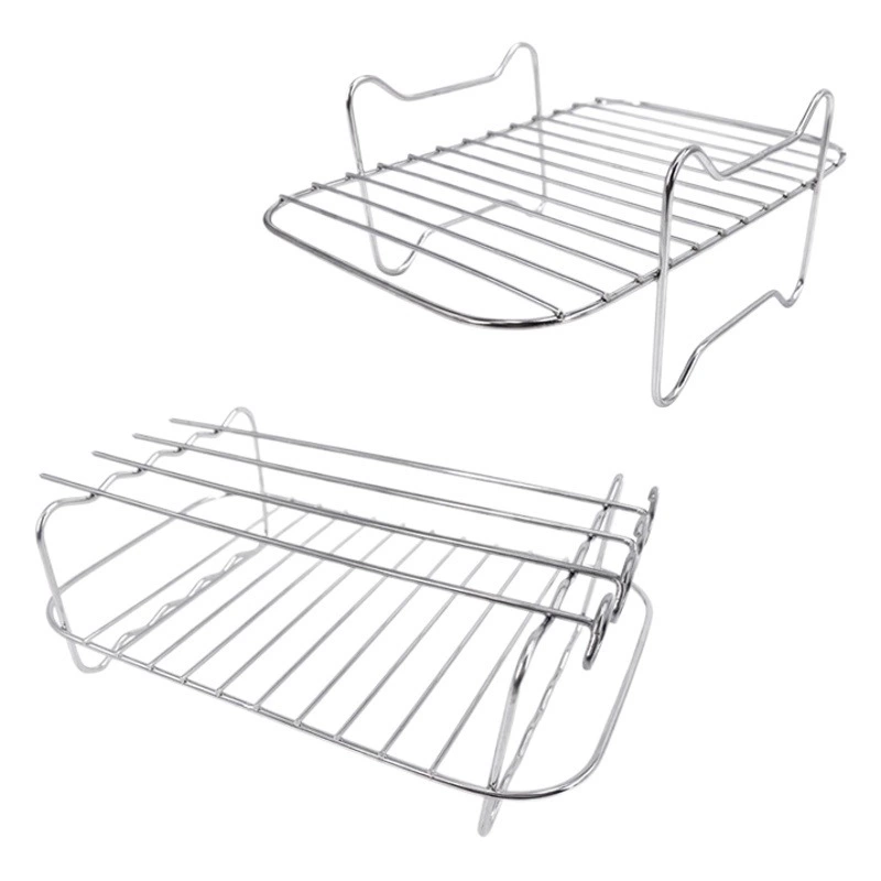 Аксессуары для фритюрницы подходят аксессуары для двойного горшка двойной горшок гриль прямоугольный гриль для духовки Гриль из нержавеющей стали