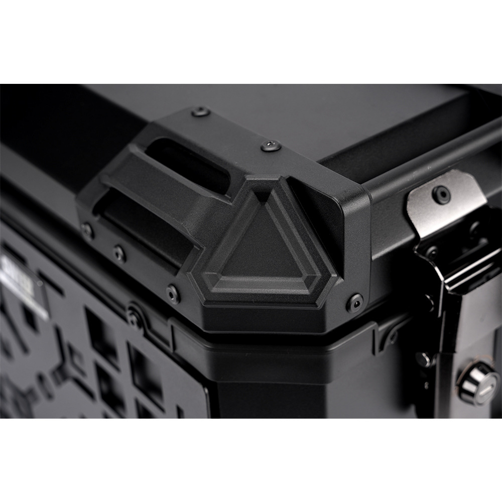 28L/35L motorcycle aluminum alloy side box universal waterproof anti-collision trunk aluminum alloy quick release three boxes