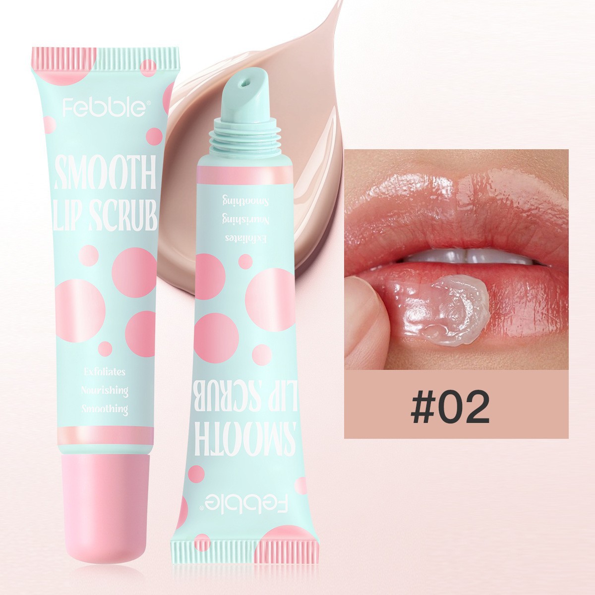 Febble Exfoliante de lunares de labios transfronterizos Hidratante Hidratante Hidratante Hidratante Hidratante Al por mayor FBC067