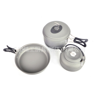 Chientang Seiko outdoor camping picnic Pan Pan small pot travel equipment portable single pan frying pan picnics