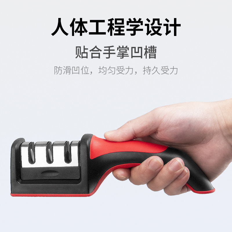 afilador de cuchillos doméstico multifuncional afilador rápido afilador de cuchillos de cocina afilador de cuchillos barra de afilador fabricante envío