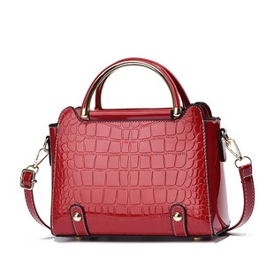 Crocodile Pattern Handbag Women's 2025 New Time Versatile Crossbody Bag Simple Women's Niche Shoulder Bag