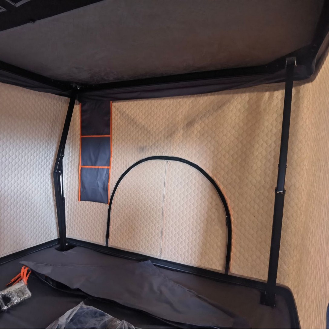 Carpa de techo de aleación de aluminio acampado al aire libre camping RV tienda de carro caliente a prueba de viento