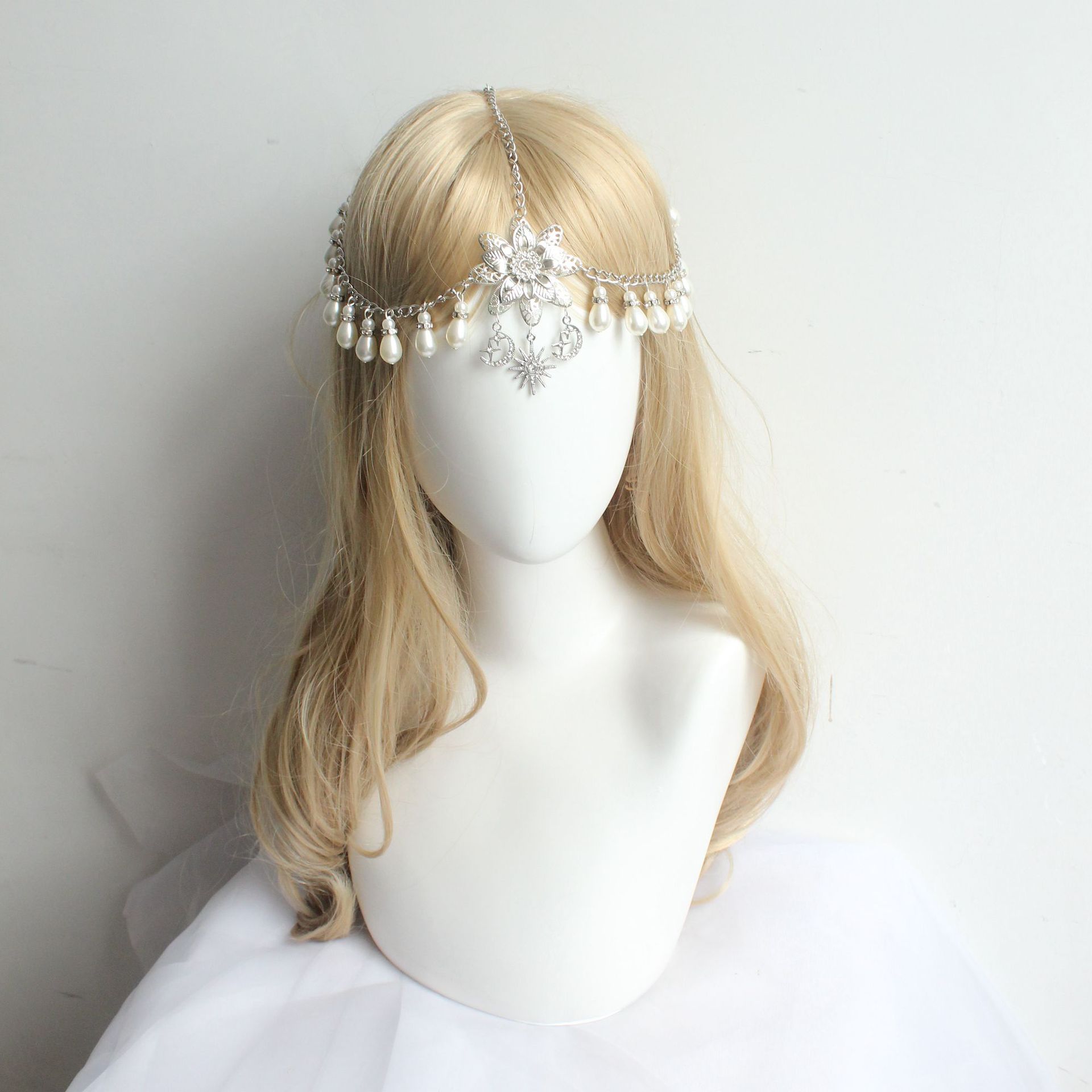 Diy Lolita oro y plata corona