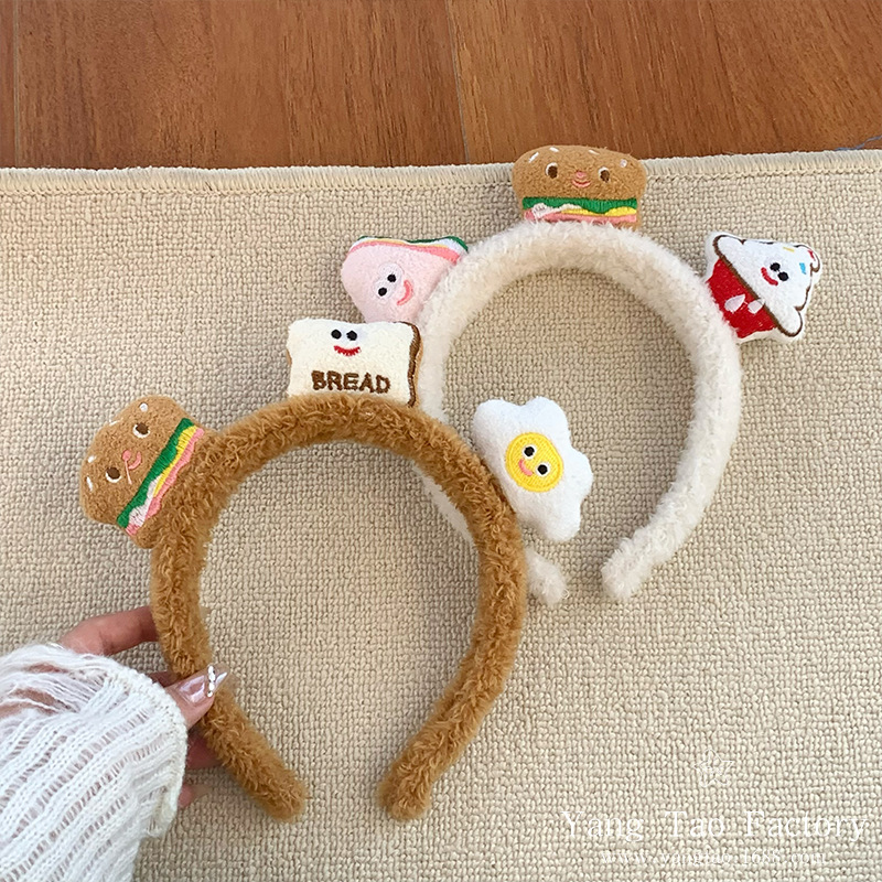 Sanfu con la misma panadería de chicas interesantes tres muñecas de cabeza de otoño y invierno lindos para el cabello de lavado casero accesorios para el cabello