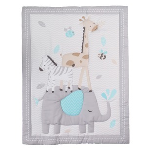 Newborn set children's quilt bed hat bed sheet bed skirt infant bedding three-piece set