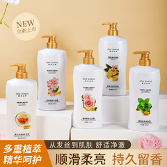 Plant Anti-Dandruff Shampoo Shampoo Cream Conditioner Shower Gel Set Fragrance Fragrance Manufacturer Wholesale