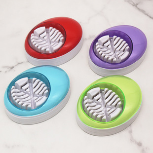 Wholesale dual-use stainless steel kitchen gadget Egg slicer egg Cutter preserved egg spreader kitchen tools