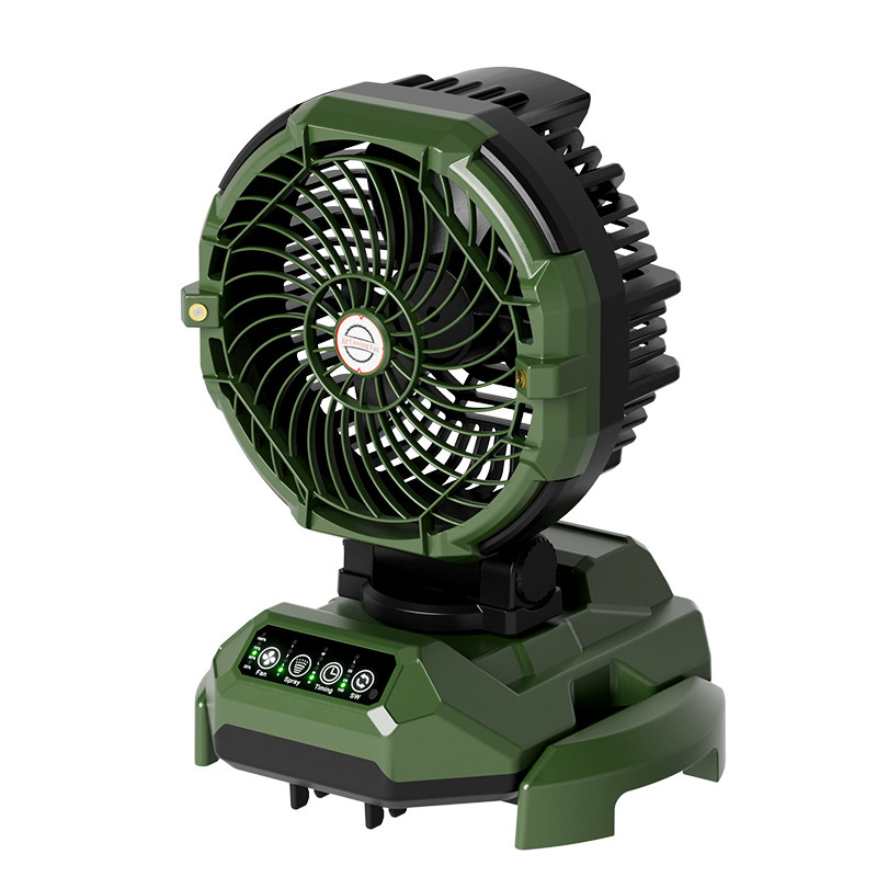 Ventilador de Camping Nebulizador con Luz LED Recargable Portátil para Exteriores image 5