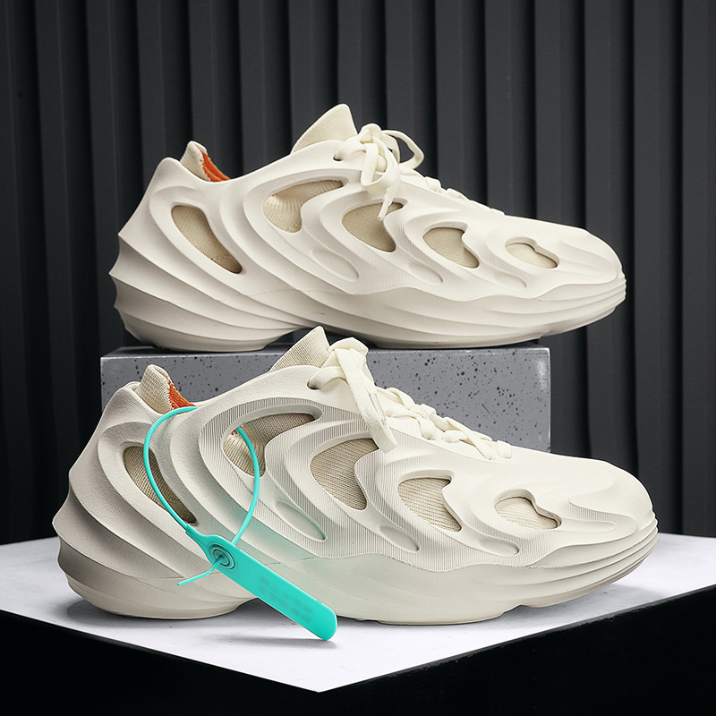 Coconut Hole Shoes Men's Summer Outwear Hollow Baotou Driving Detachable Socks Sandals Sports Outdoor Beach Shoes