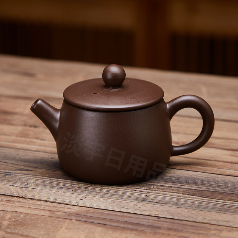 Purple Clay Teapot Dropshipping; Small Han-Style Teapot Tea Set Handmade Small Capacity Kung Fu Tea Pot Large Mouth Pot Purple Clay Teapot Dropshipping; Small Han-Style Teapot Tea Set Handmade Small Capacity Kung Fu Tea Pot Large Mouth Pot