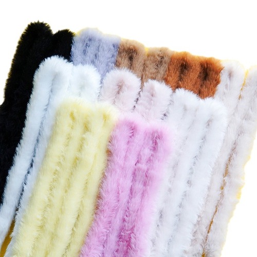 20mm Thickened Super Dense Plush Woolen Thread DIY Colorful Long Hair Root Hair Strips Raw Material Wholesale