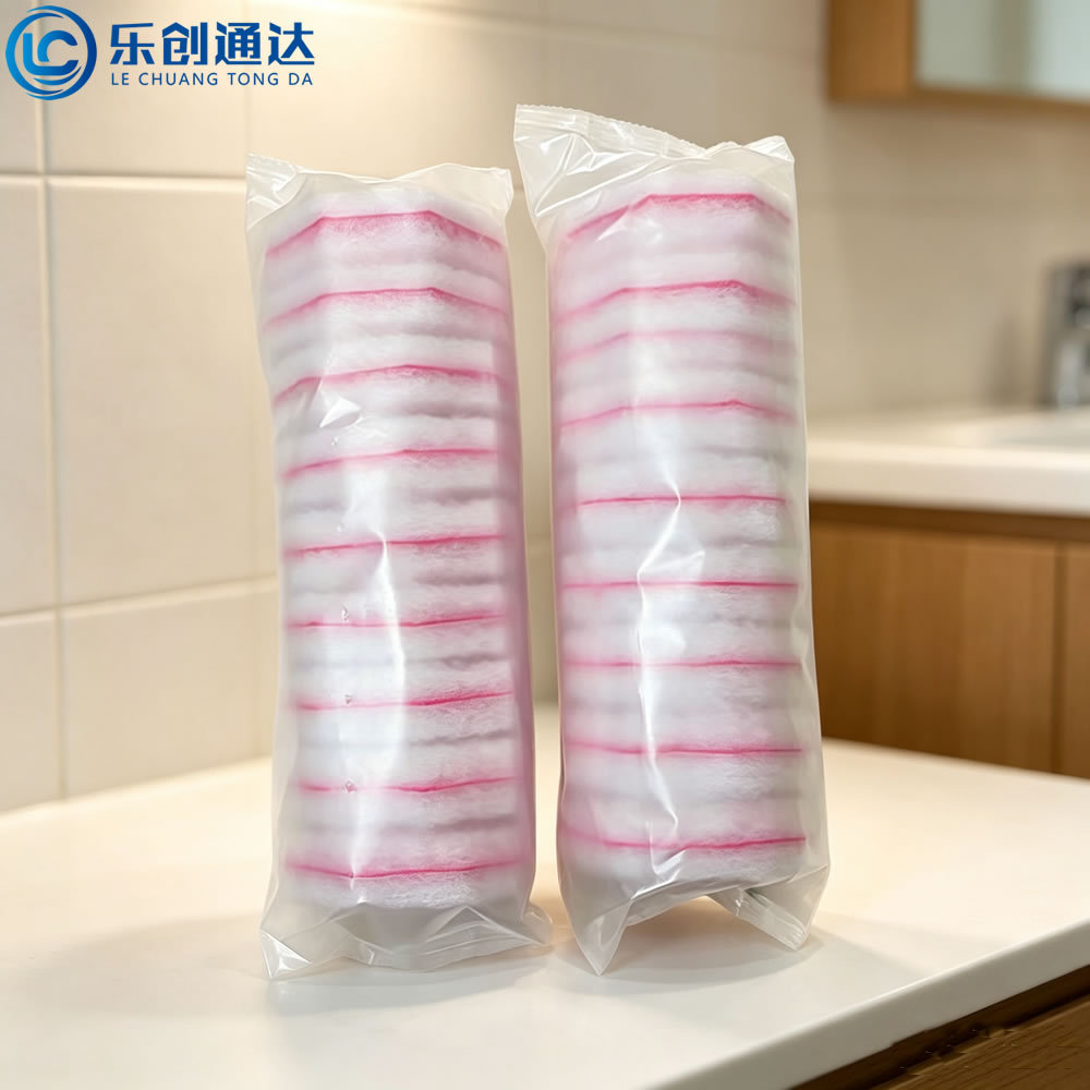 Lechuang Sakura Scented Disposable Toilet Brush Replacement Head, Sponge Cleaning Brush Head, Disposable Universal Cross-Border Bestseller