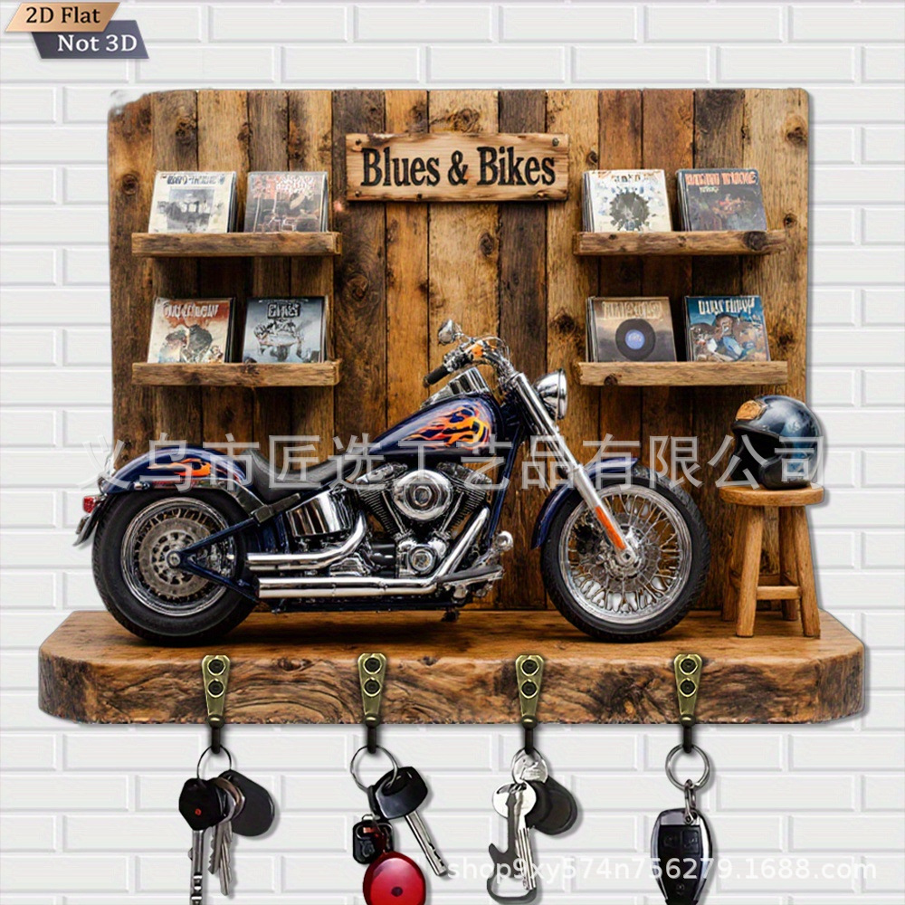 Ventas transfronterizas 2D planas de decoración creativa para el hogar porche multifuncional colgante de llave