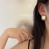 Retro earrings, design spray paint, light luxury style, simple and elegant design, trend of season