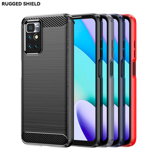 Suitable for Redmi 10 Prime Mobile Phone Case Redmi 10X/Pro Brushed Anti-Fall Tpu Silicone Mobile Phone Case Protective Cover