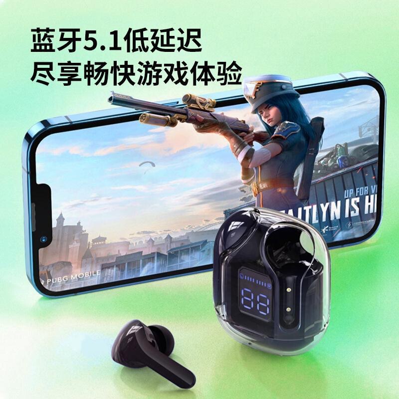 跨境Air31蓝牙耳机HK3透明款无线入耳式air39TWS耳机高清数显HK6|undefined