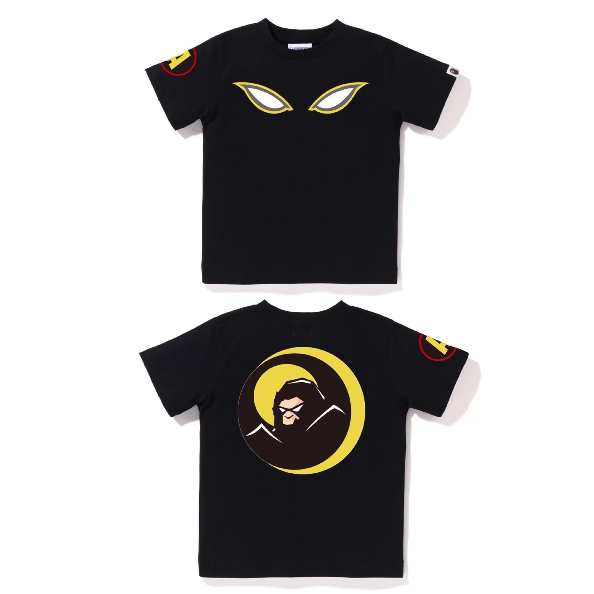 BAPE Batman T-shirt Shark Eyes Black