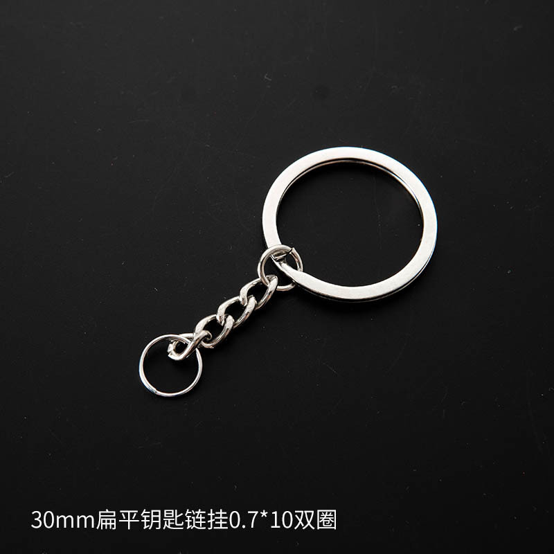 ハードウェア diy ジュエリーアクセサリー金属キーリングぶら下げシングルリングニッケルフリー環境に優しいぶら下げチェーンキーホルダー人形ペンダント|undefined