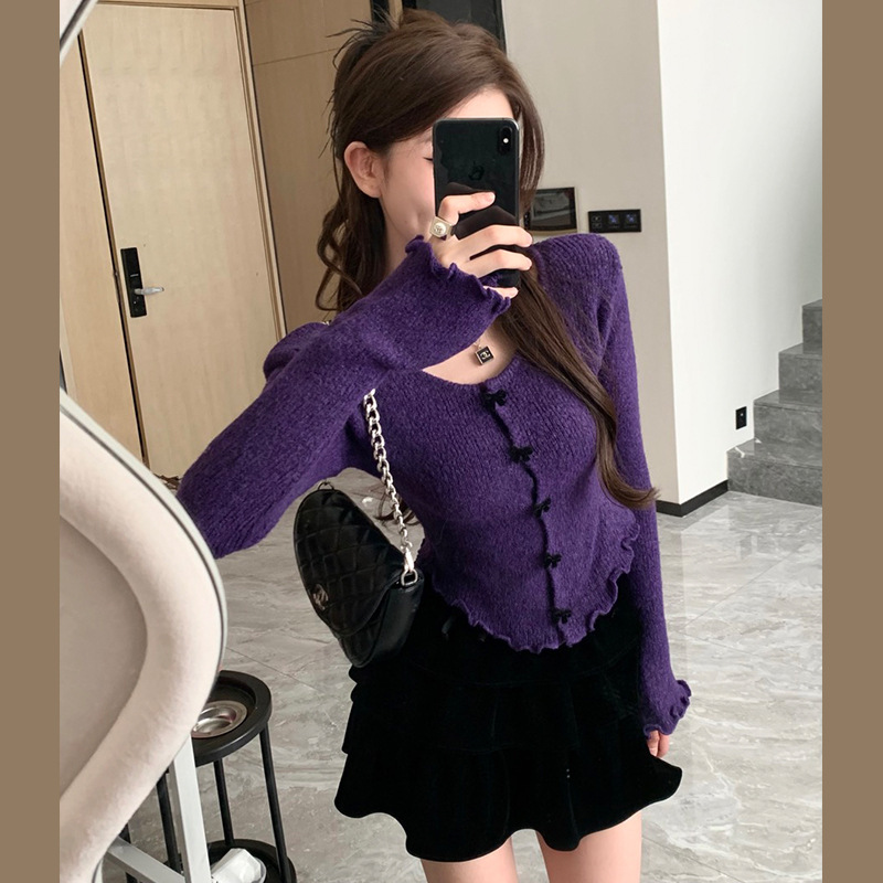 圣诞红色针织衫女秋冬季2025新款爆款毛衣内搭打底衫别致绝美上衣|undefined