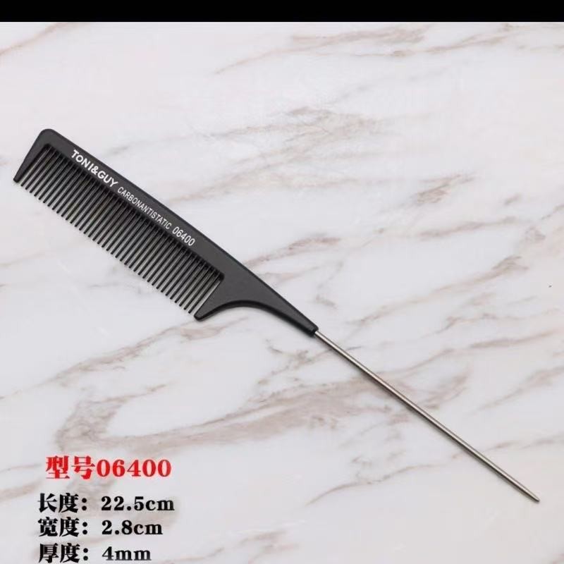 Peine de cinco agujas, peine de cola puntiaguda especial para maquillador, peine de pelo, peine de textura de pelo, peluquería, costura de pelo de cinco puntas y cinco dientes