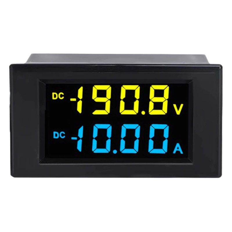 D85-3050AG Цифровой измеритель напряжения постоянного тока и тока с двумя дисплеями 220 В положительный и отрицательный модуль Измеритель цифрового дисплея HD LCD