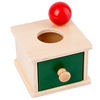 Wooden teaching aids Montessori for boxes for kindergarten, toy with coins, early education, science and technology