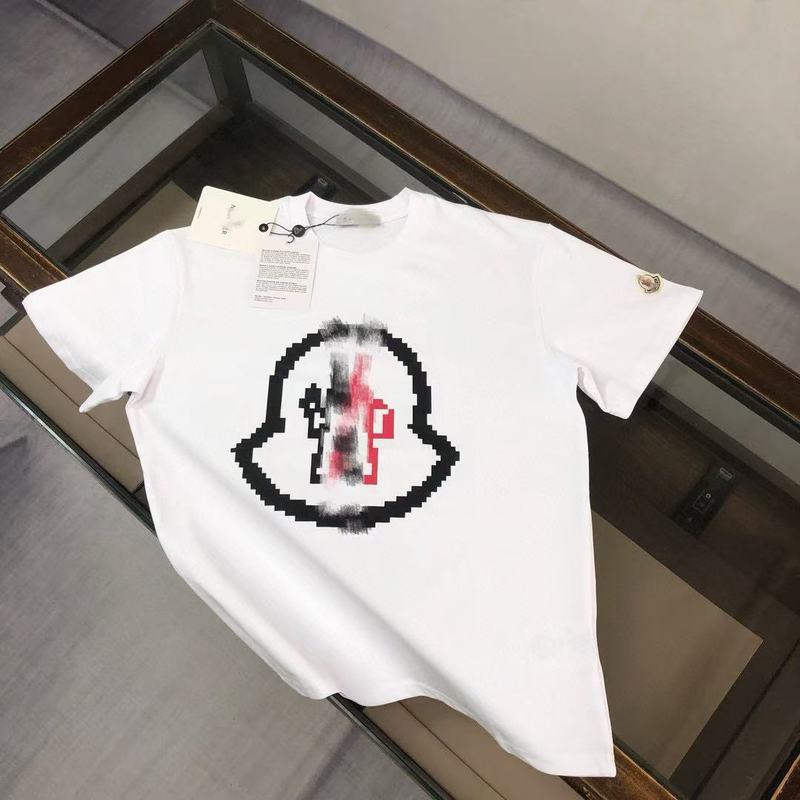 新型ヒップホップフロップモン蒙満印cler口マジックテープ半袖男女同一タイプtシャツカップル服|undefined
