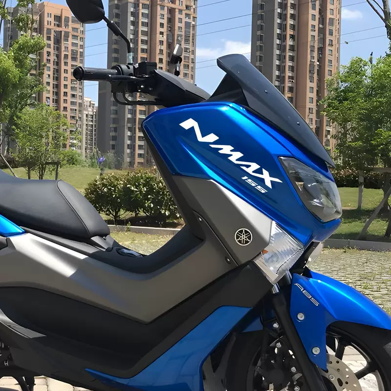 Наклейки для мотоциклов, подходят для YAMAHA Nmax155, передняя модернизация, водонепроницаемые декоративные отражающие наклейки