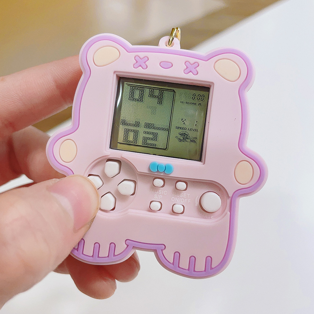 1 Piece Quantity Cute Game Console Plastic Unisex Bag Pendant Keychain