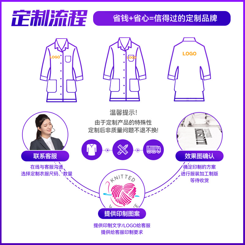 Ropa de trabajo de laboratorio de farmacia ropa de médico vestido blanco hombres y mujeres ropa de médico manga larga salón de belleza ropa de enfermera experimental