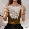 Breast -blocked lace single -layer double -layer anti -running light tube tops covering chest and chest cloth, one piece of anti -leakage light