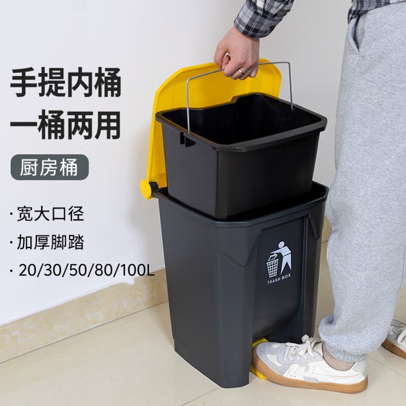 20L trash can beautiful and generous large capacity home supermarket hotel street kitchen sanitation bucket pedal bucket manufacturers 20L trash can beautiful and generous large capacity home supermarket hotel street kitchen sanitation bucket pedal bucket manufacturers