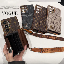 卡包挂绳适用苹果17Promax保护套跨境爆款潮牌三星S25Ultra手机壳