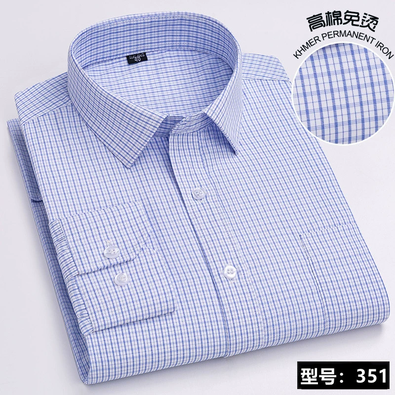 Shirt, for middle-aged man, floral print, Korean style