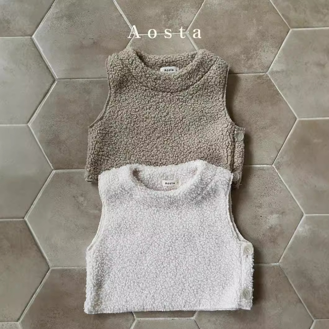 Bebé Otoño e Invierno ropa bebé Otoño e Invierno ropa de los niños coreanos Chaleco de felpa chaleco