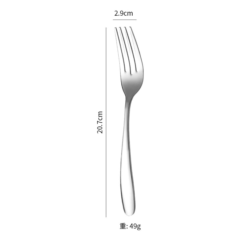 中国式304ステンレス丸スプーンフォーク高颜値家庭用食事スプーンレストランでスプーンを飲む子供のスプーン|undefined