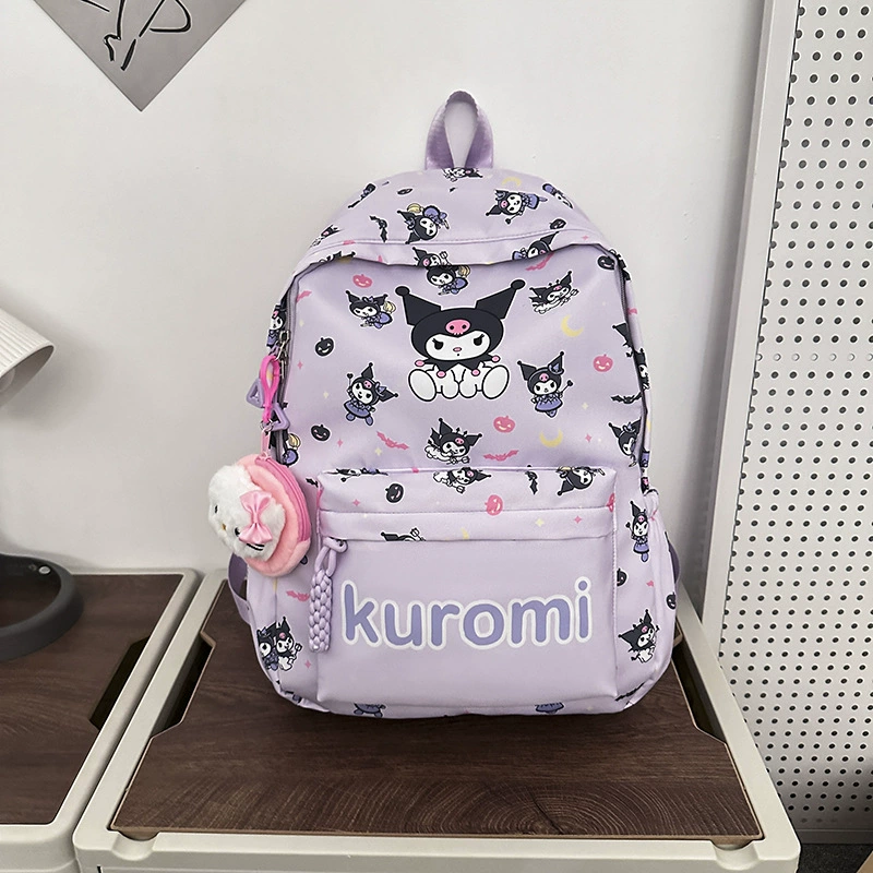 Рюкзак (Sanrio) мультяшный объёмный школьный рюкзак для подростков и школьников, с аксессуаром (опц.)