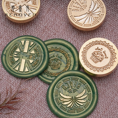 Vintage Enamel Stamp Original Postage Stamp Series Student Handmade Diary DIY Decorative Wax Seal Envelope Invitation Seal