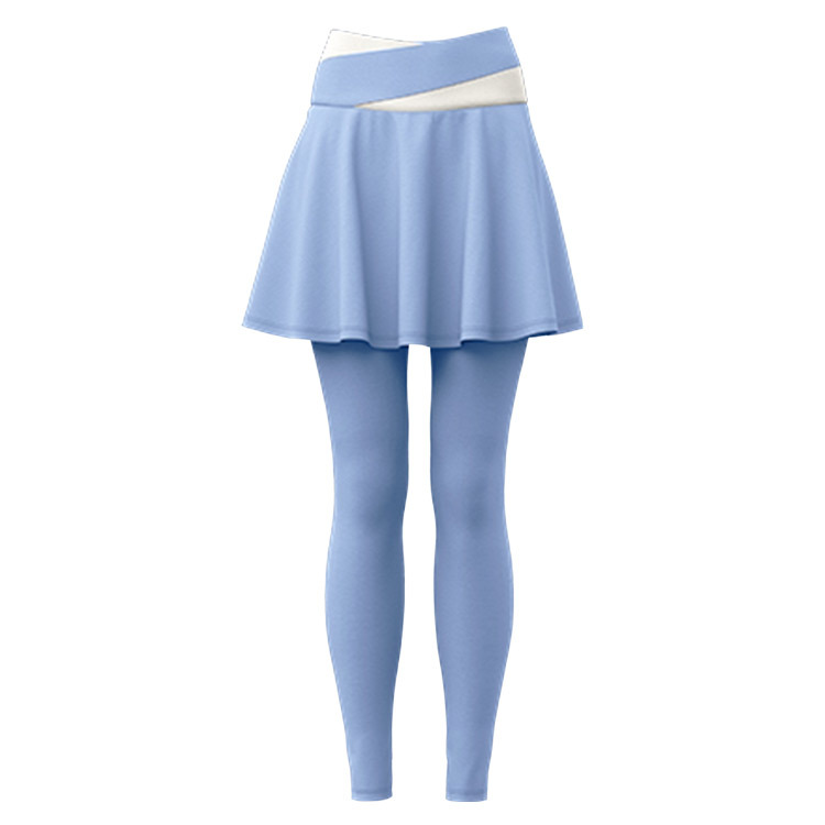 Pantalones de ropa de yoga desnudos, pantalones de falda a juego de color de primavera y verano para mujer, cintura alta ajustada, cadera elástica, ropa deportiva de secado rápido, pantalones