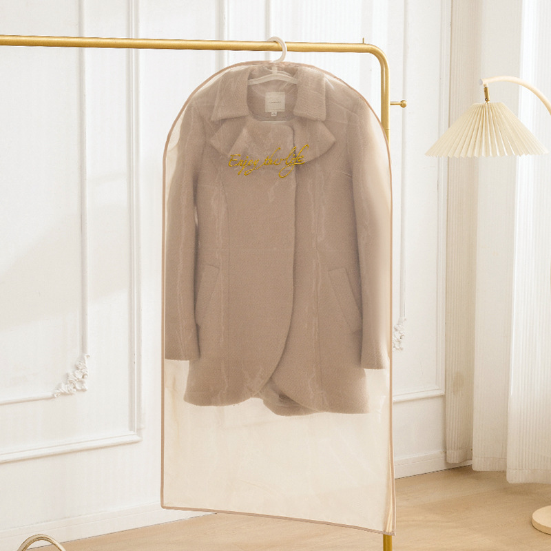 Organza Breathable Clothes Dust Cover Embroidered Coat Storage Bag Silk Skirt Cashmere Coat Hanging Bag Protective Cover