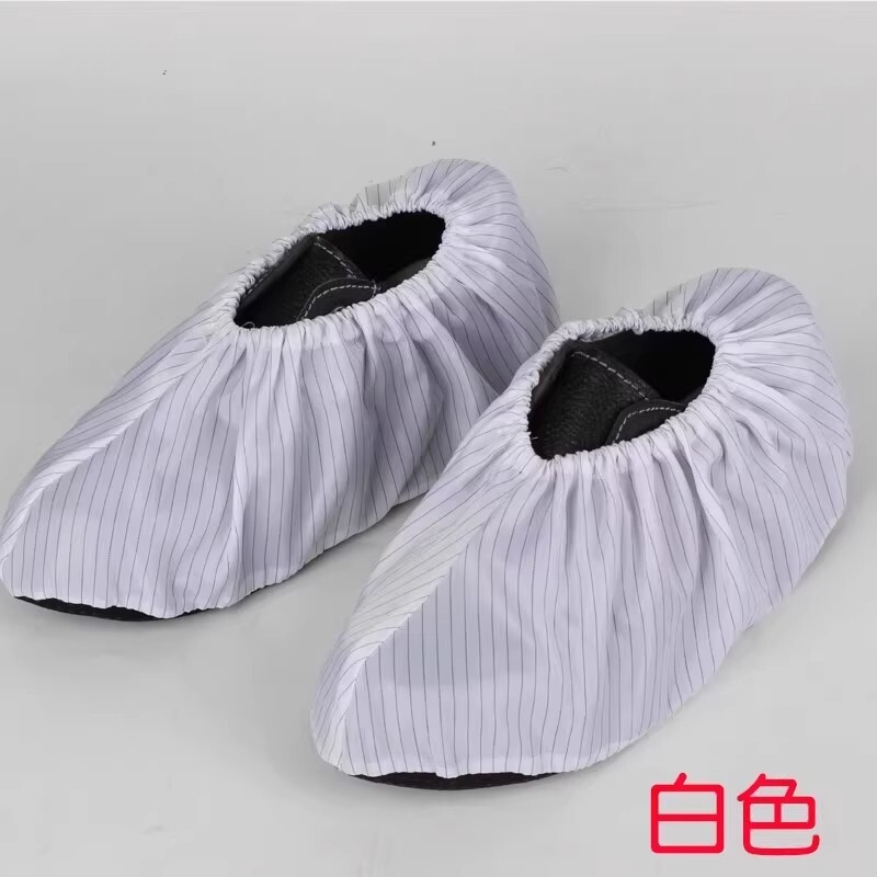 静電気防止長筒靴カバーソフトゴム底クリーン室内現場防塵ブーツ作業防護足カバー布靴カバー|undefined
