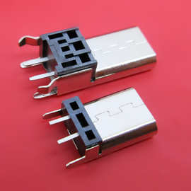 MICRO 2P加长母座180度立式插板 L=9.3/10.0/10.5/11.5/14mm