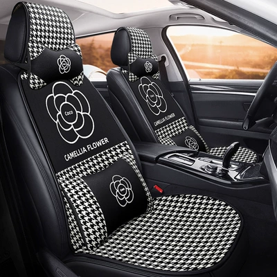 tie-free three-piece single-piece square — Seat cushion, seat cover