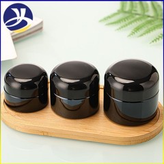 卸売り5g 15g g g g黒クリーム瓶30/50/60gクリーム瓶茶色遮光ガラスクリーム分注瓶