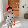 the republic of korea Children's clothing wholesale 2021 A summer girl Dot Dress With children solar system Short sleeved skirt