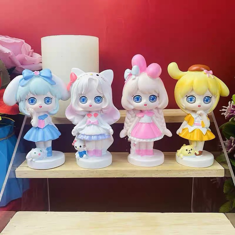 Muñeca de yeso de estilo explosivo al contado, embrión blanco, puesto pequeño del mercado nocturno, muñeca de yeso coloreada especial, centro comercial, exclusivamente para venta al por mayor