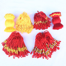新年过节饰品小挂件配饰红线吊头金银扣吊穗流苏挂绳须须穗子喜庆